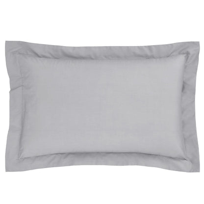Bianca 180 Thread Count Egyptian Cotton Silver Grey Pillow case with envelope closure