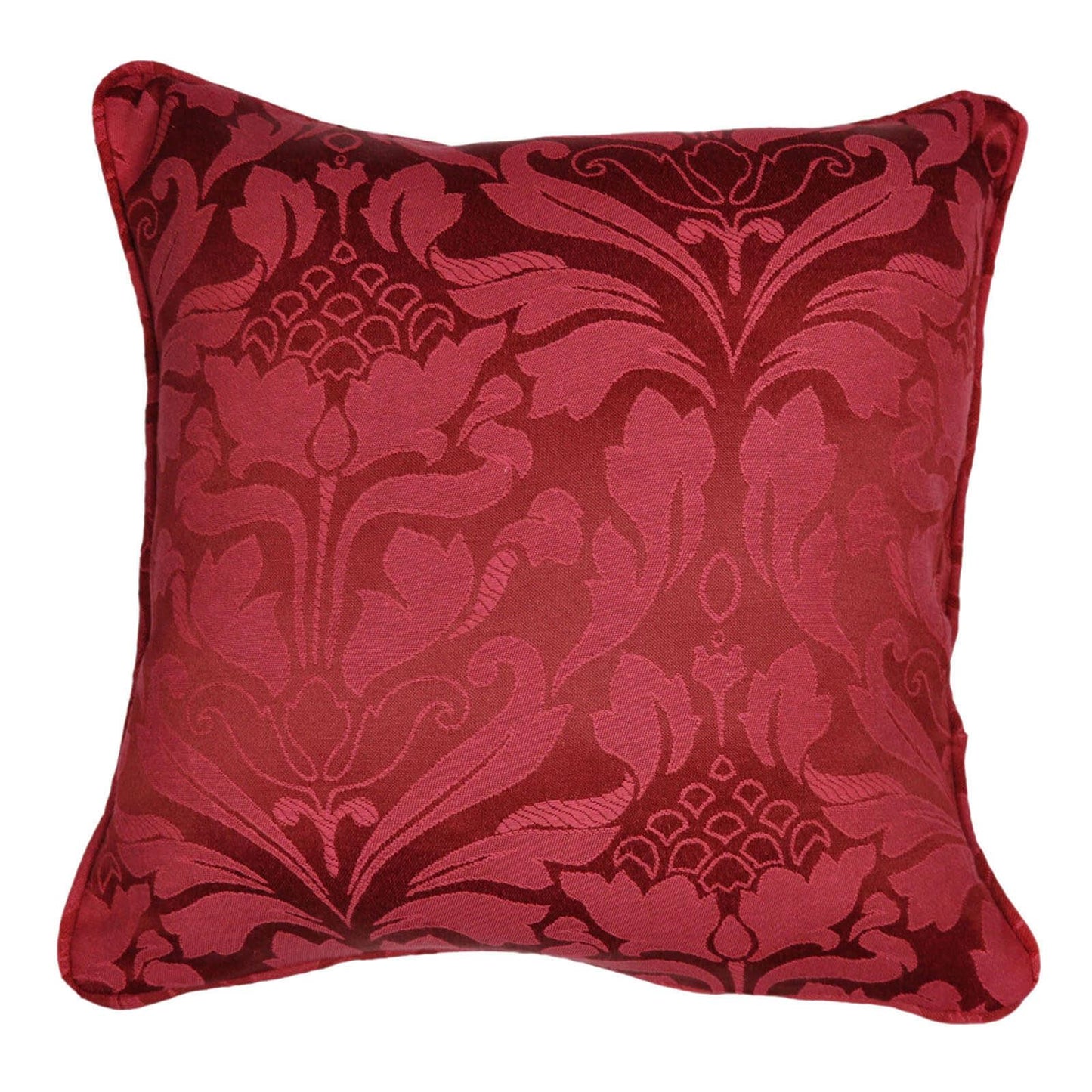 Eastbourne Burgundy Filled Cushion