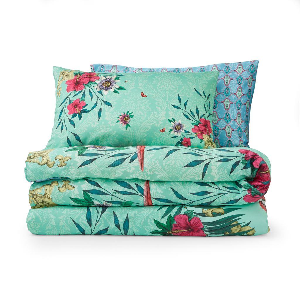 Paradise Parrot Green Duvet Cover Set