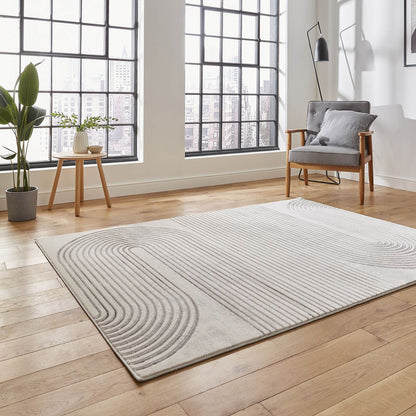 Apollo 2683 Grey/Ivory Modern Rug