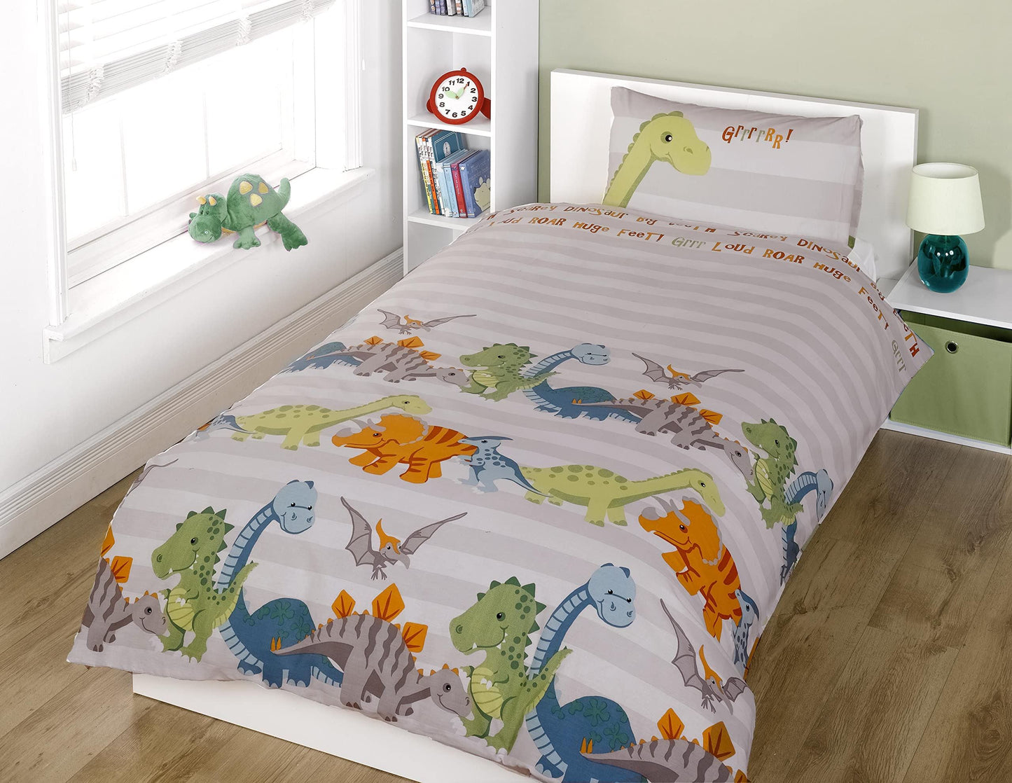 Dinosaur Natural Duvet Set