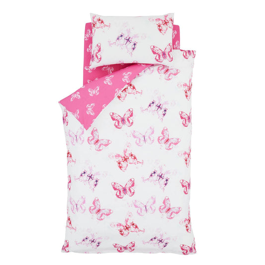 Butterfly Pink Kids Duvet Set