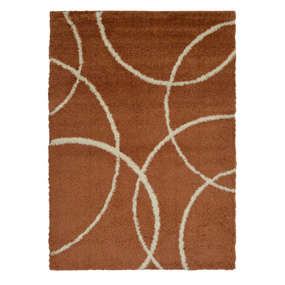 Snug Terracotta Bubbles Rug