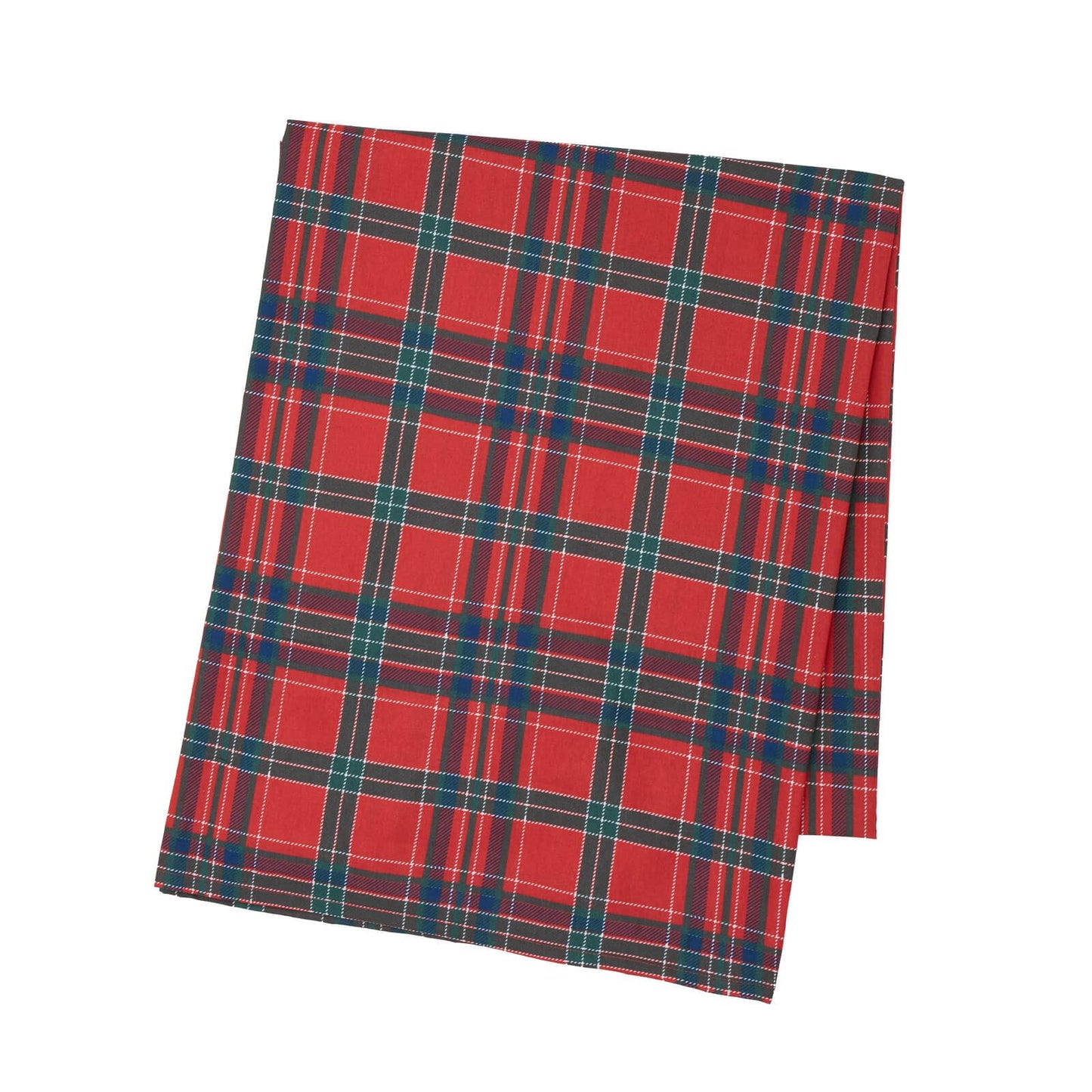 Catherine Lansfield Christmas Tartan Check Cotton Table Cloth Red / Green