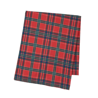 Catherine Lansfield Christmas Tartan Check Cotton Table Cloth Red / Green