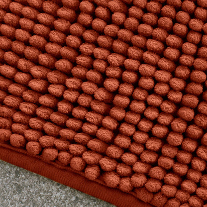 Bobble 50x80cm Bath Mat Terracotta