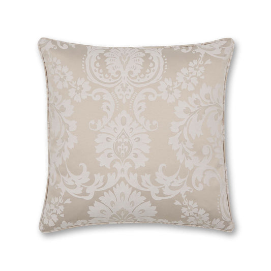 Damask Natural Filled Cushion