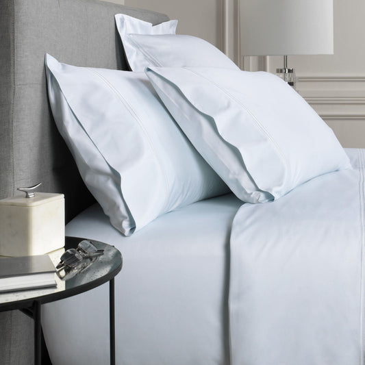 Palais Lux Soft Blue Flat Sheet