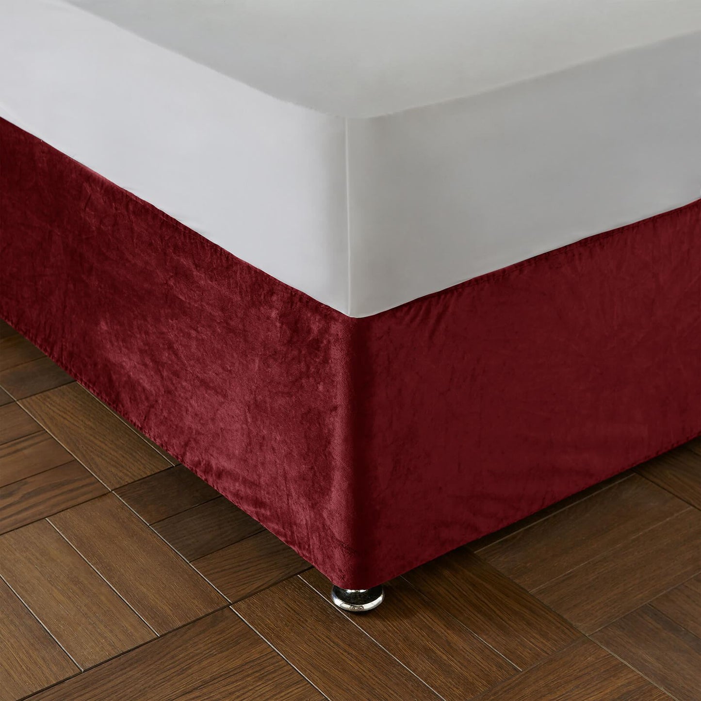 Kingsley Matt Velvet Raspberry Divan Base Wrap