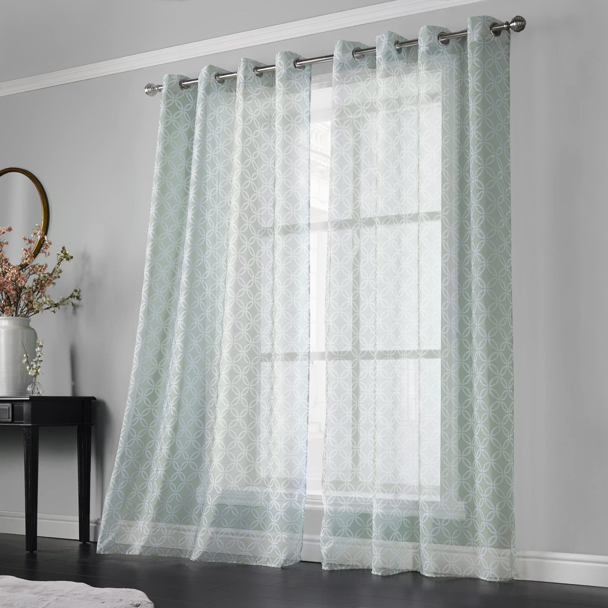 Harper Voile Sage Panel