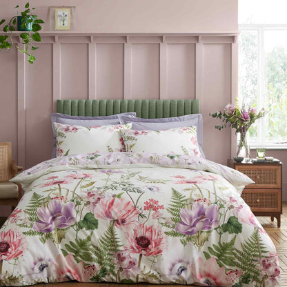 Serenity Garden Lilac Duvet Cover Set