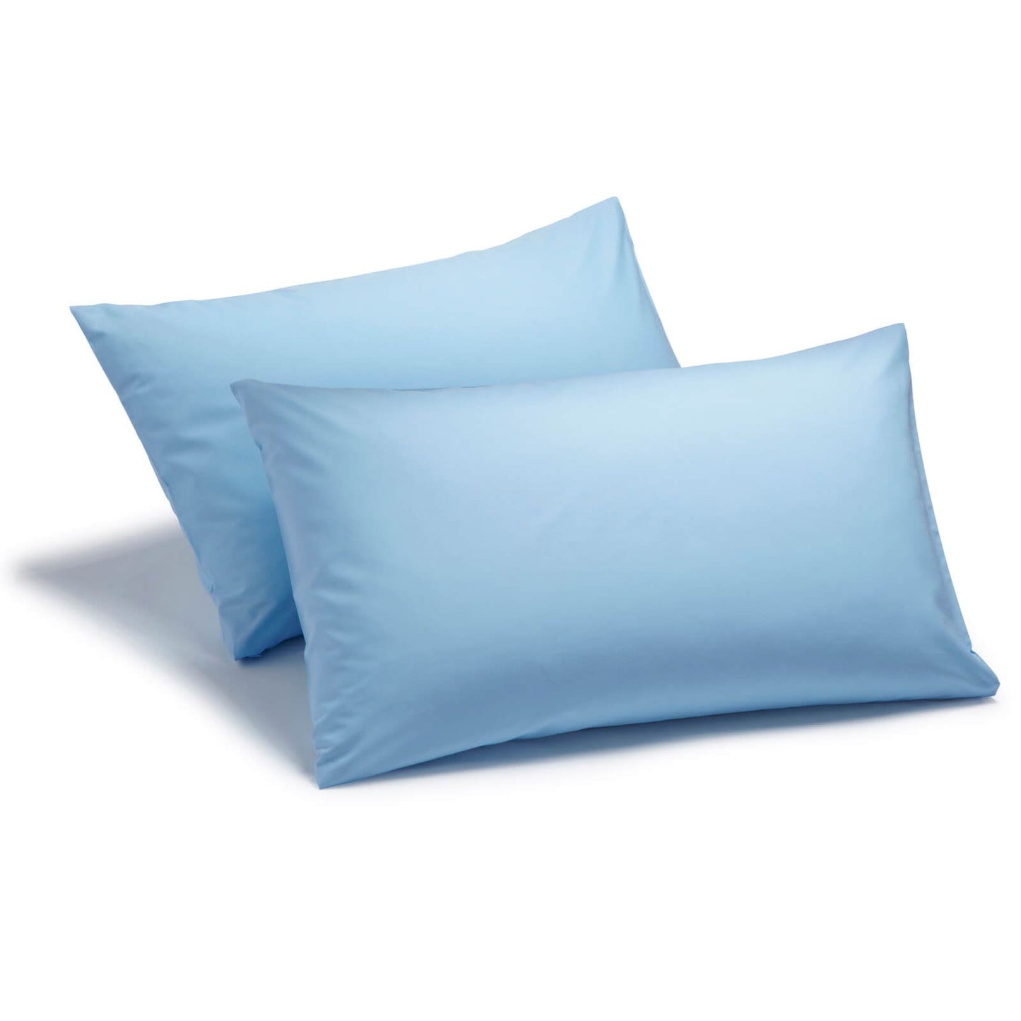 Percale Light Blue Housewife Pillowcase Pair