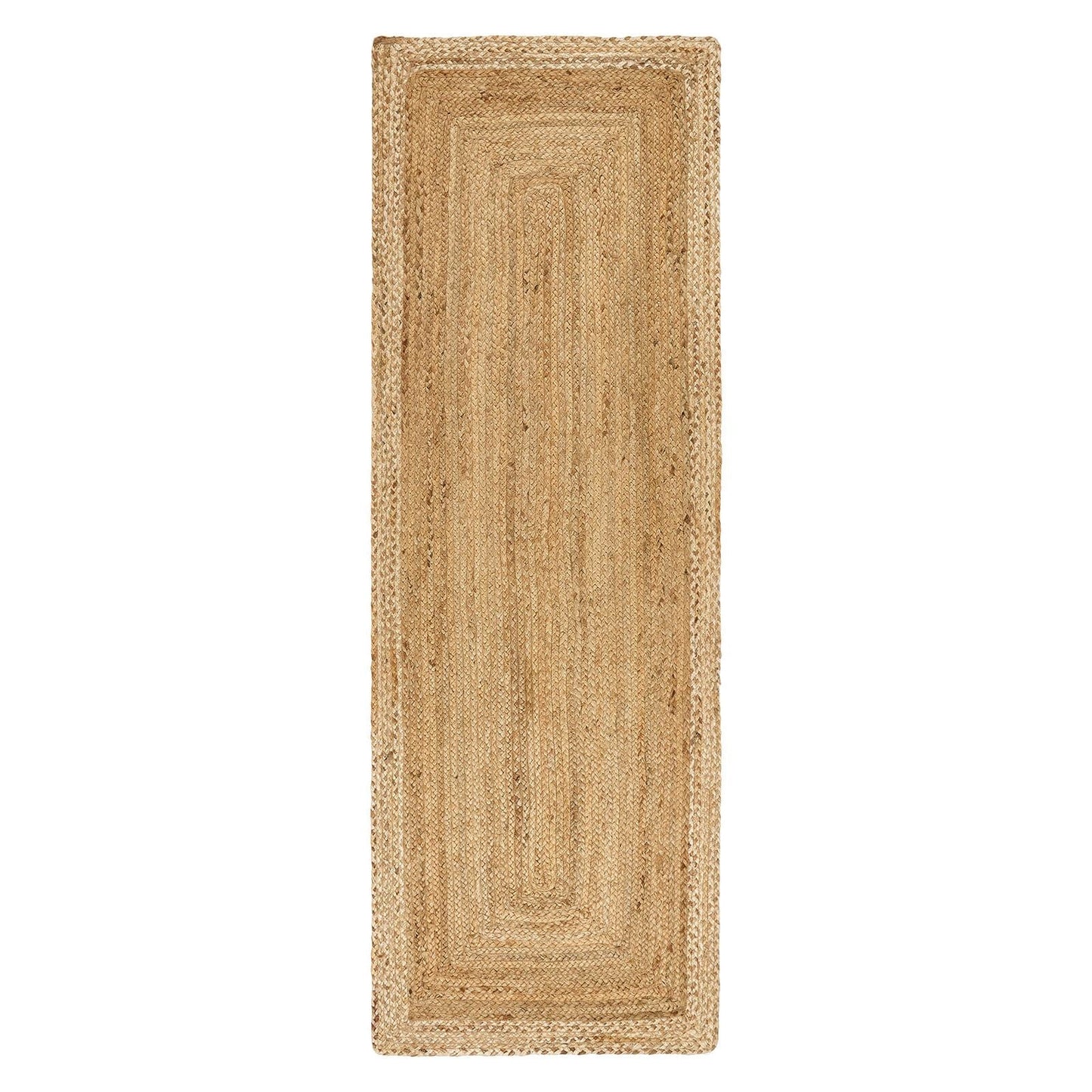 Jute Border Natural White Natural Rugs