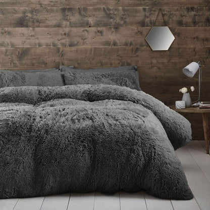 Cuddly Charcoal Duvet Set