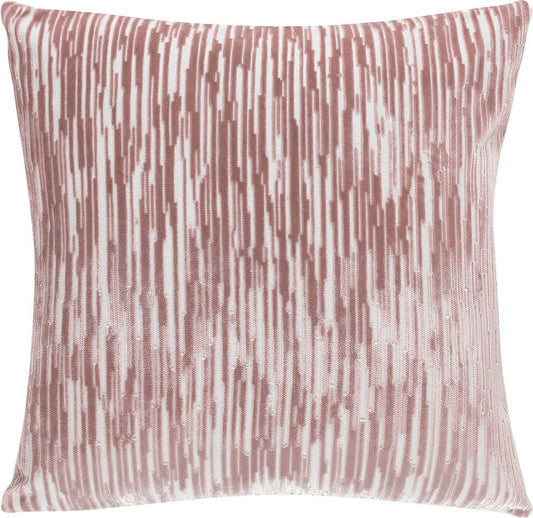 Shattered Stripe Blush Filled Cushion