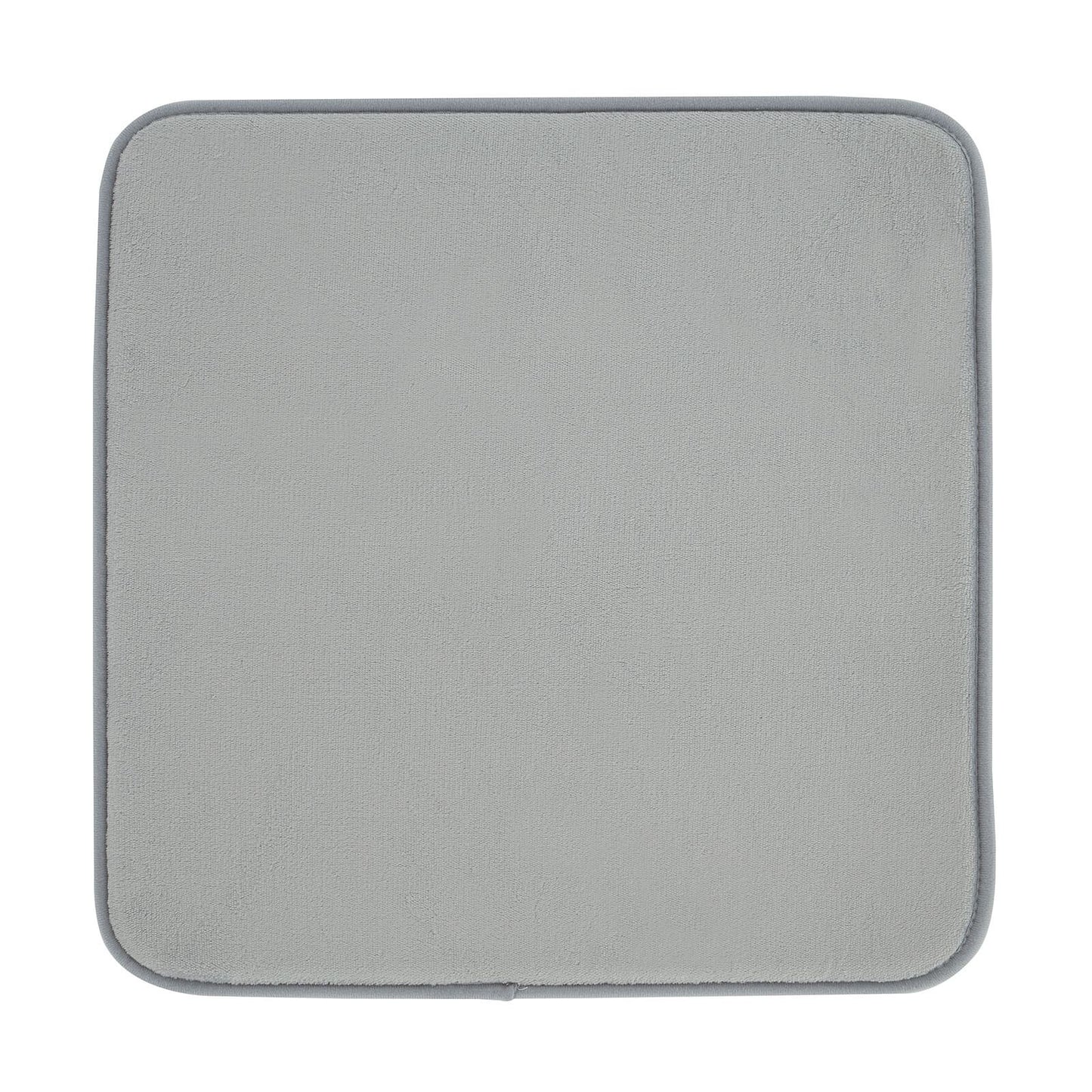 Anti-Bacterial Memory Foam Silver Shower Mat