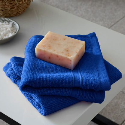 Catherine Lansfield Zero Twist Cobalt Blue Towel and Sheet