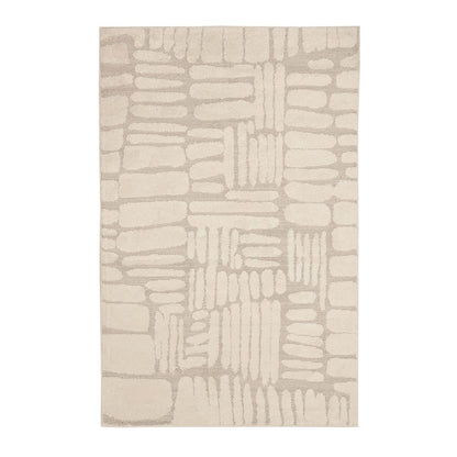 Ava Pave Cream Semi Plain Rug