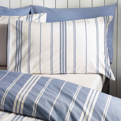 Harbour Stripe Blue Duvet Cover Set