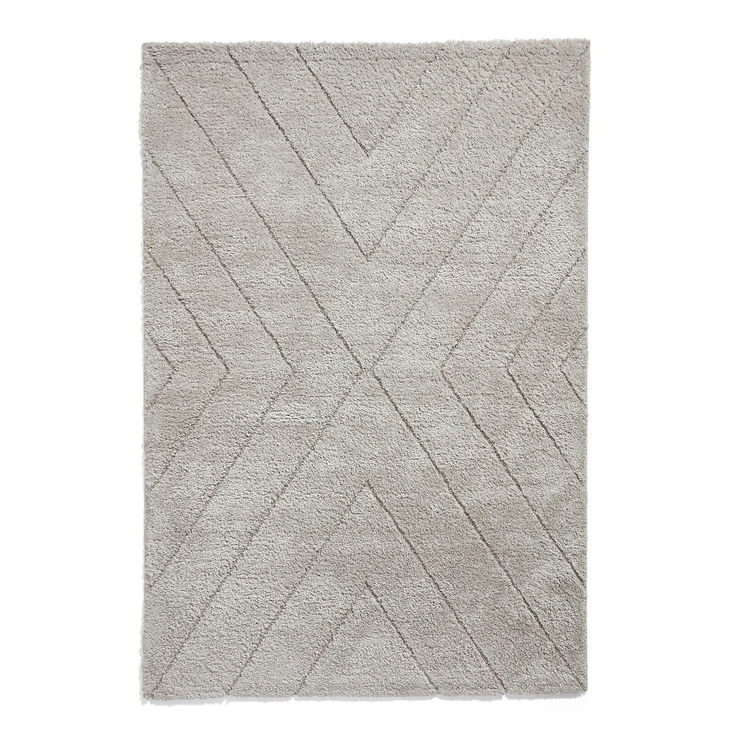 Ideal Shaggy 80362 Silver Berber Rug