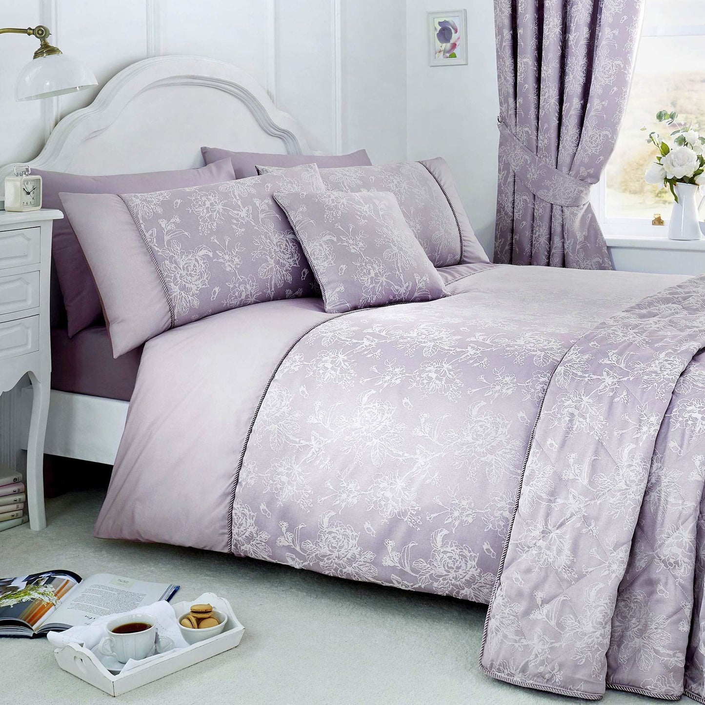 Jasmine Lavender Duvet Set