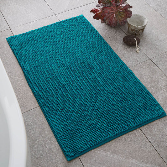 Bobble 50x80cm Bath Mat Teal Green