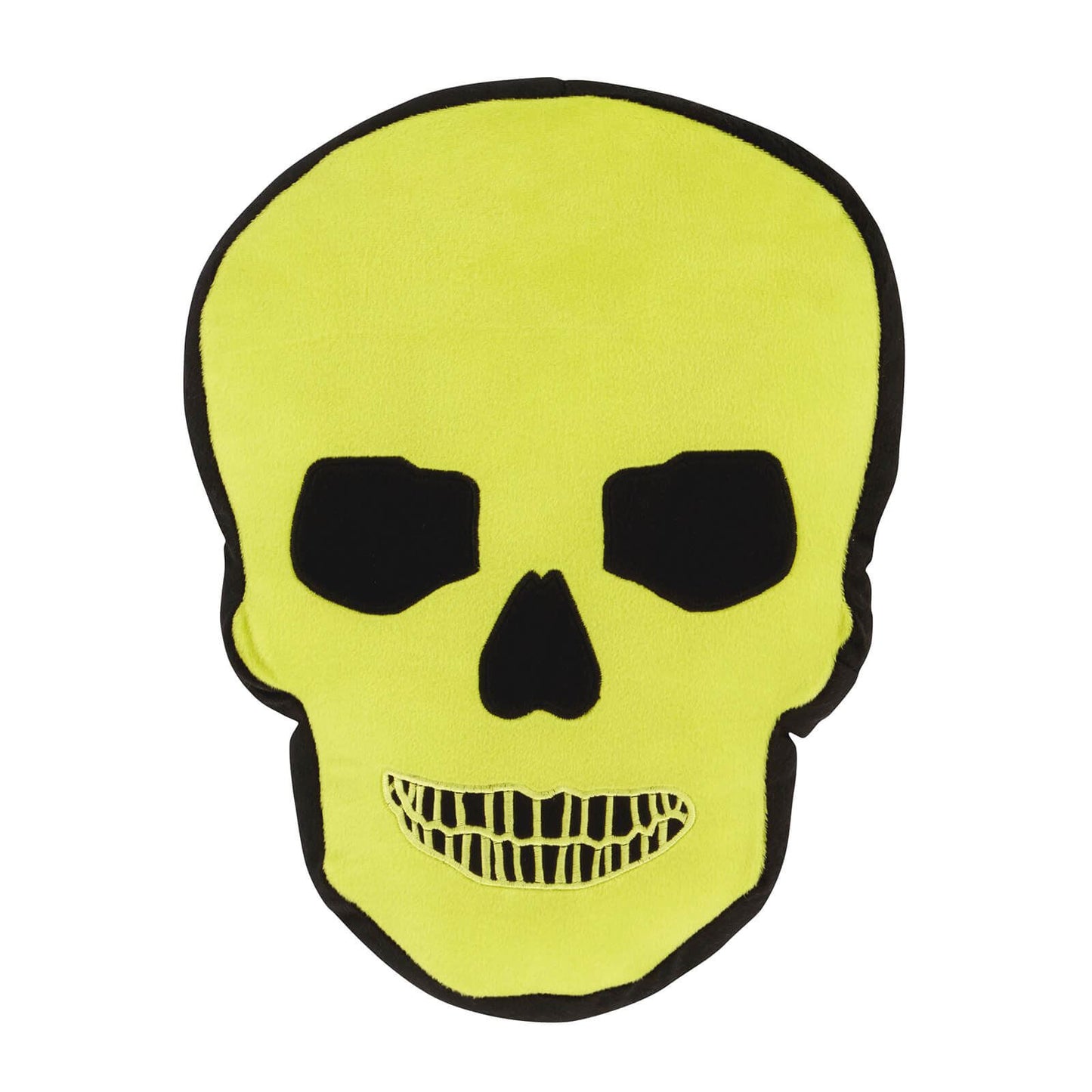 Living Skulls Green Filled Cushion