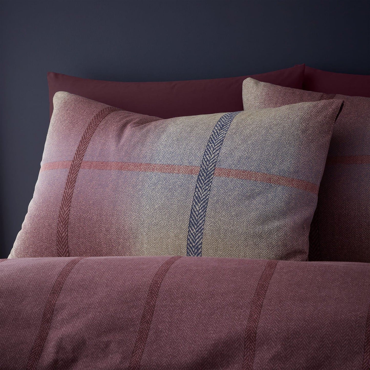 Melrose Tweed Plum Duvet Set