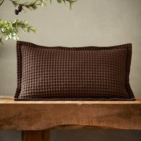 pineapple-elephant-jaipur-chunky-waffle-printed-cotton-cushion-chocolate