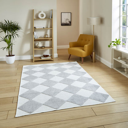 Lyna J0529 Cream Washable Rug
