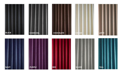 Madison Silver Pencil Pleat Curtains