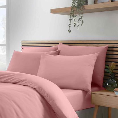So Soft Non Iron Coral Standard Pillow case Pack of 4 with envelope closure