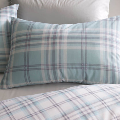 Kelso Tartan Mint Duvet Set