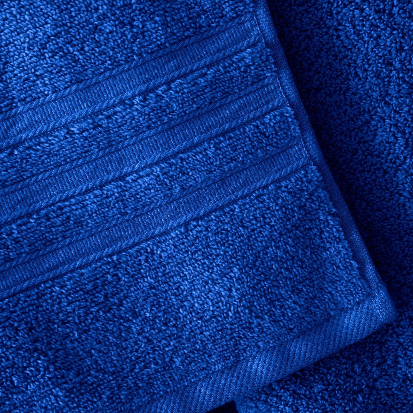 Catherine Lansfield Zero Twist Cobalt Blue Towel and Sheet