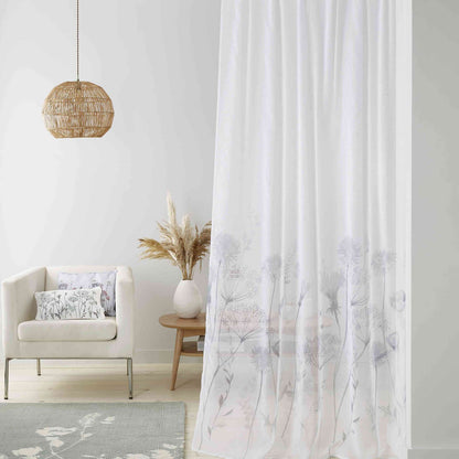 Meadowsweet White Voile Panel