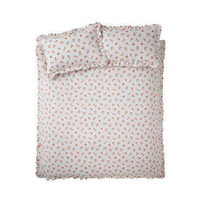 Frill Ditsy Floral Cream Duvet Cover Set