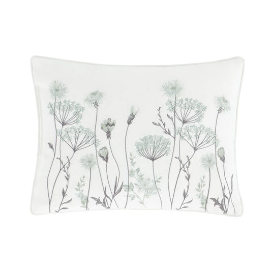 Meadowsweet Green Filled Cushion