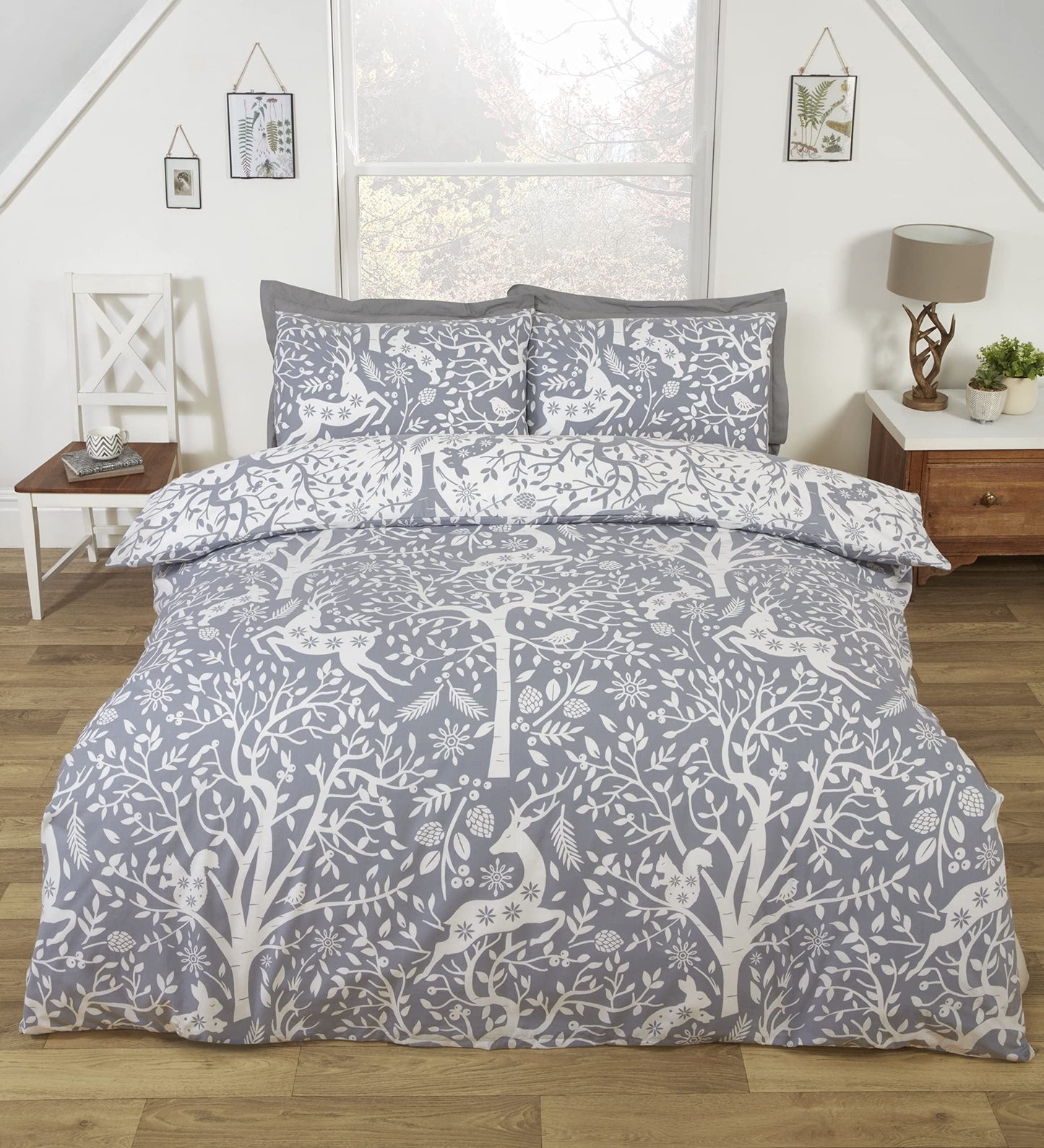 Tatton Grey Duvet Set