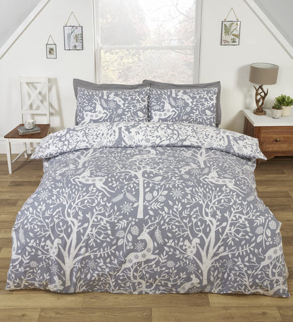 Tatton Grey Duvet Set