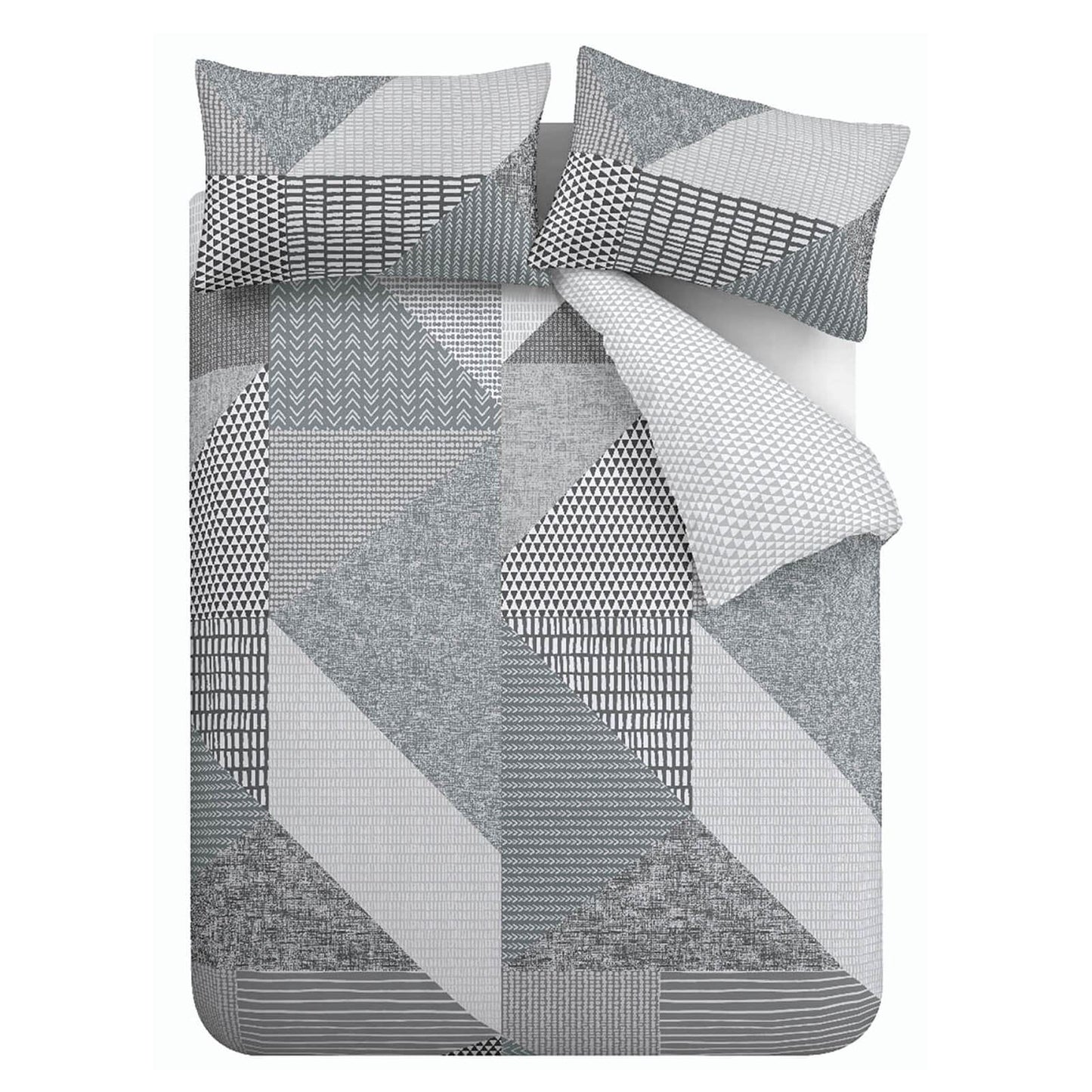 Larsson Geo Grey Duvet Set