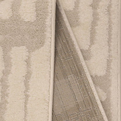 Ava Pave Cream Semi Plain Rug