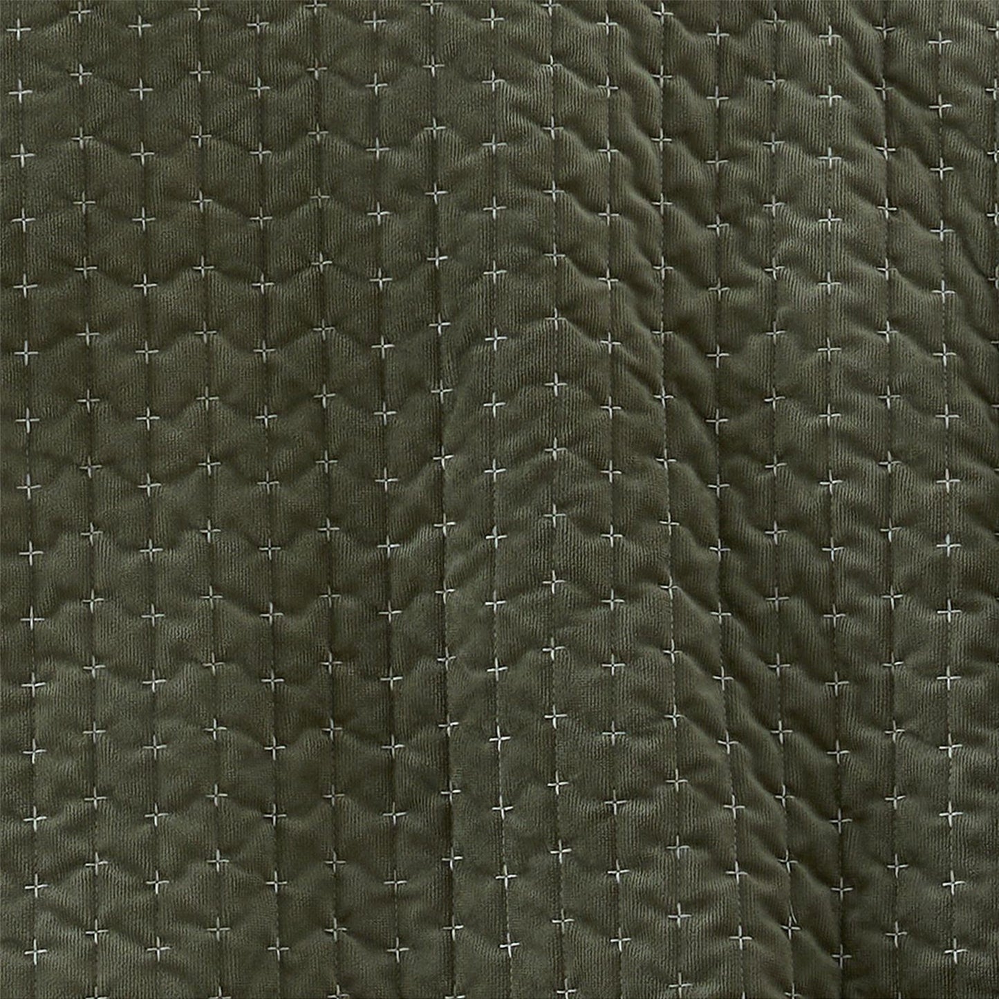 Bianca Attica Velvet Green Bedspread - 240x260cm
