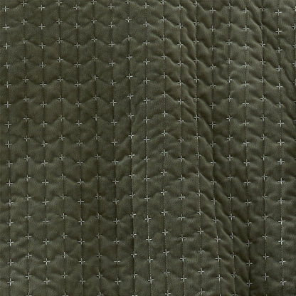 Bianca Attica Velvet Green Bedspread - 240x260cm
