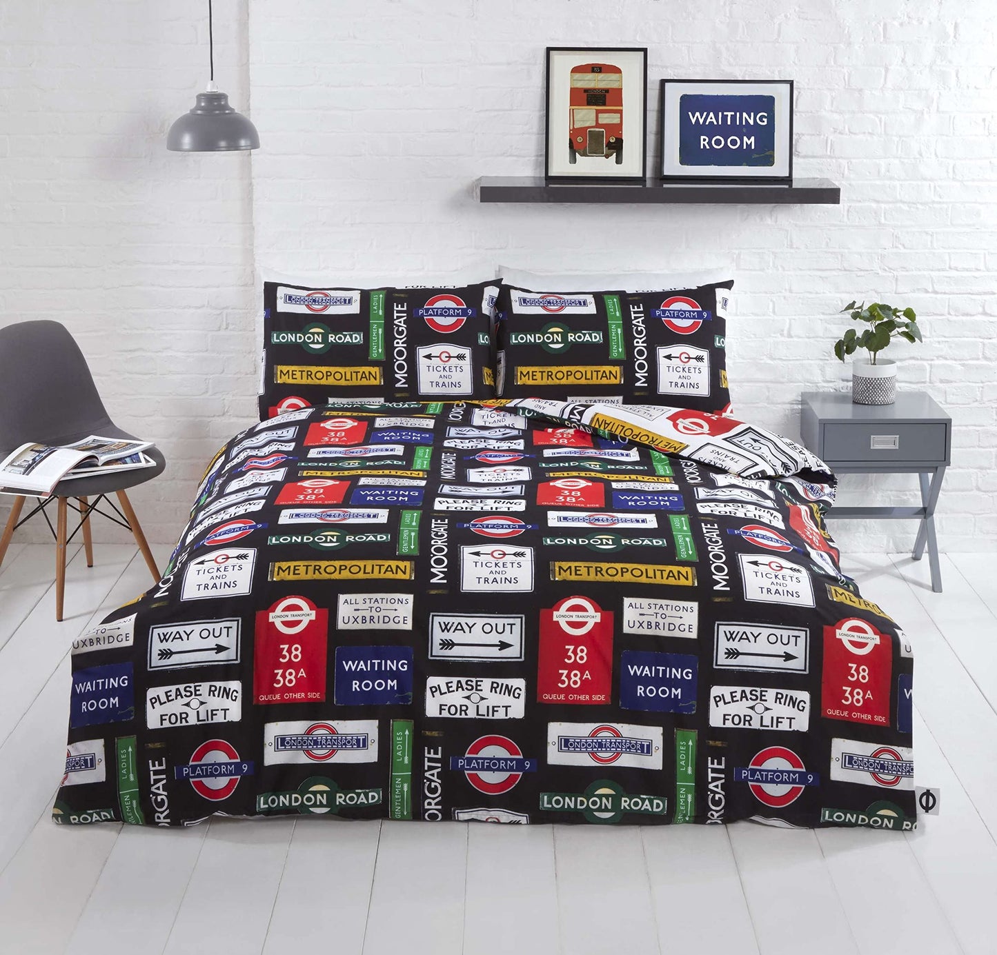 TFL Signs Multi Duvet Set