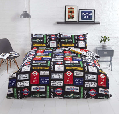 TFL Signs Multi Duvet Set