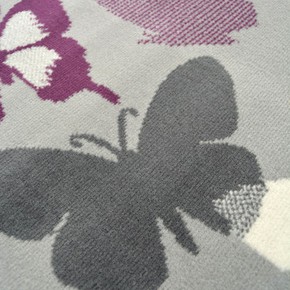 Maestro Butterfly Purple Butterfly Rug