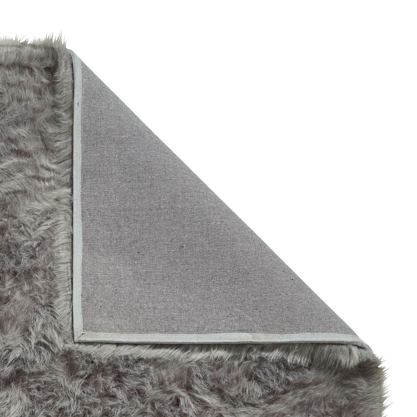 Polar Plush Grey Soft Shaggy Rug