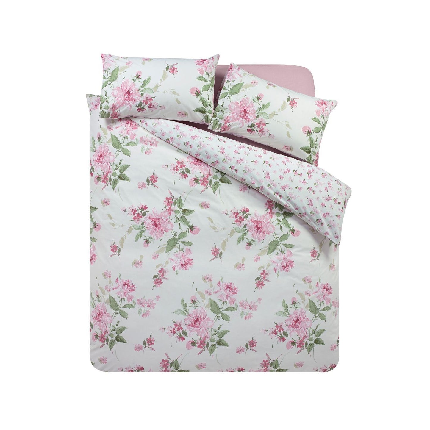 Catherine Lansfield Avebury Floral Cream Duvet Cover Set