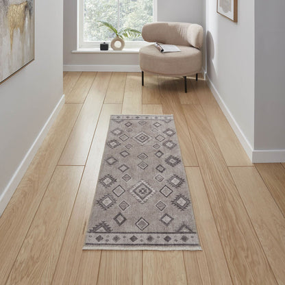 Whisper H1066 Beige Modern Washable Rug