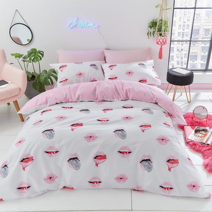 Lip Service Pink Duvet Set